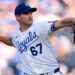Royals' Seth Lugo exits vs. Rangers after taking line drive off head