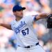 Royals' Seth Lugo leaves game after taking line drive to the head
