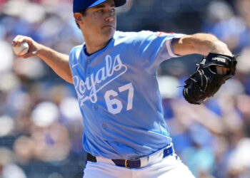 Kansas City Royals pitcher Seth Lugo (67).© Jay Biggerstaff-Imagn Images