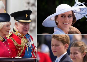 Royals celebrate King's birthday as Queen and Princess Kate attend Trooping the Colour