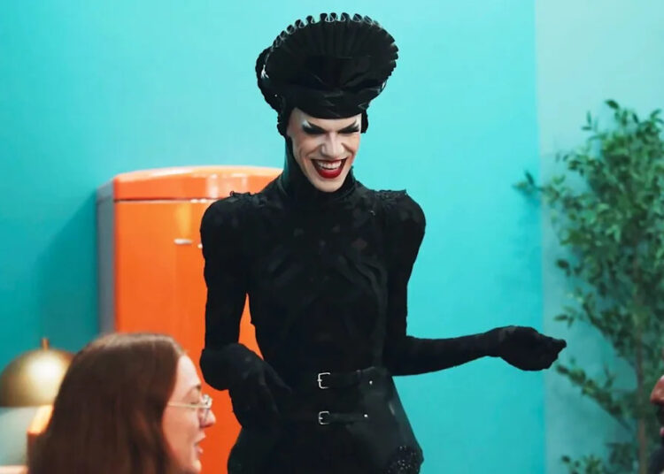 'Drag Race' star Utica — a.k.a. Ethan Mundt — on 'Project Runway'Credit: Freeform