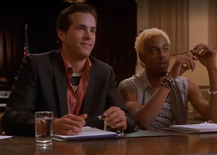 Ryan Reynolds and T. Money Holmes in 'Van Wilder'Credit: Myriad Pictures