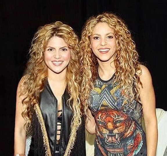 Shakira and Shakibecca pose for a picture