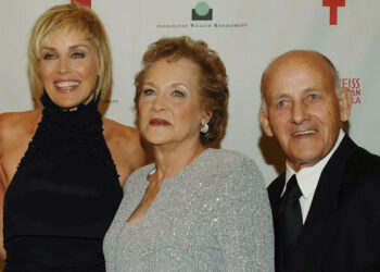 Sharon Stone and her parents Dorothy and Joseph StoneCredit: Amy Graves/WireImage