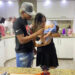 Héctor Bello and wife Andrea Bello with baby in Instagram photo