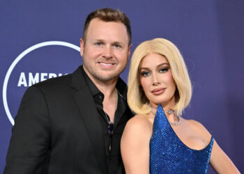 Spencer Pratt and Heidi Montag attend the 2025 American Music Awards at Fontainebleau Las Vegas on May 26, 2025 in Las Vegas, Nevada.