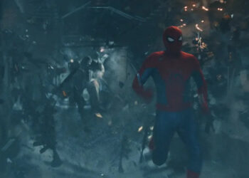 Spider-Man running from the HulkCredit: Marvel