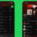 Smartphones showing Track Reactions in Spotify's Collaborative Playlists