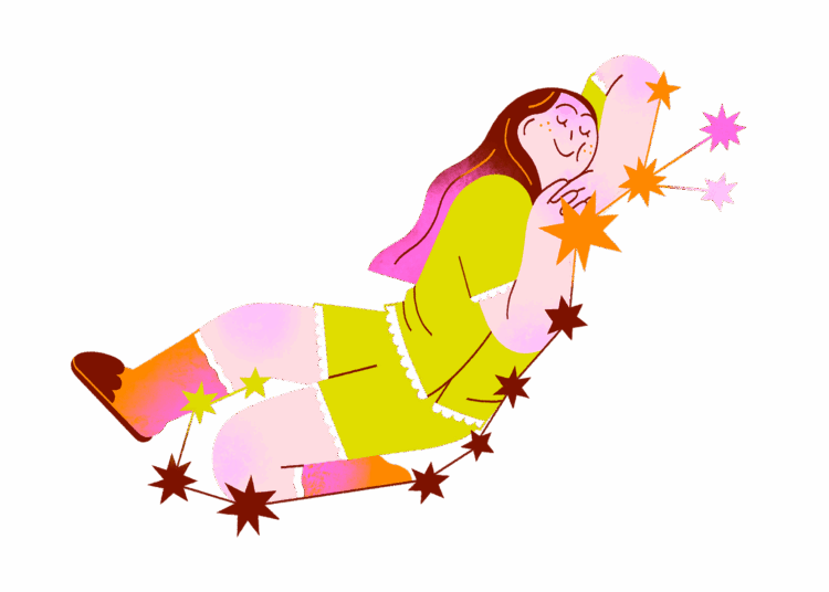 Scorpio resting on stars