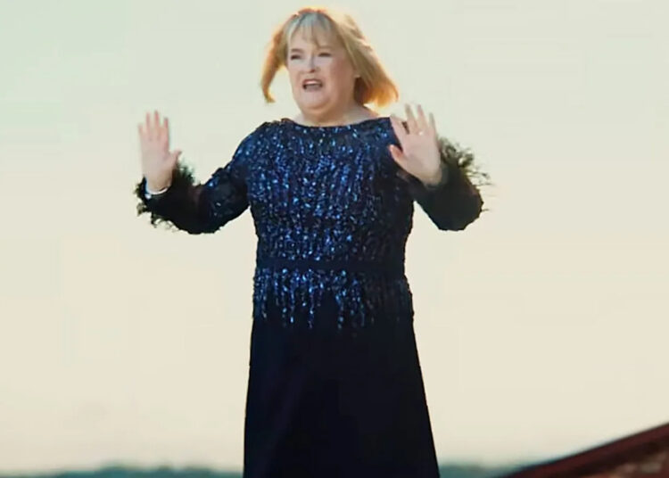Susan Boyle's shocking transformation explained as secretive star sings about 'going commando' on a bridge