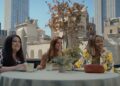 Brooke Elliott as Dana Sue Sullivan, JoAnna Garcia Swisher as Maddie Townsend and Heather Headley as Helen Decatur in "Sweet Magnolias."