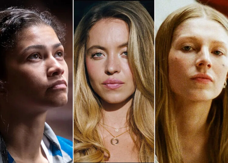 Zendaya; Sydney Sweeney; Hunter Schafer on 'Euphoria'Credit: Patrick Wymore/HBO; Courtesy of HBO; Eddy Chen/HBO