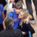 Taylor Swift, Hailey Bieber lead large list of A-listers on celebrity row at Knicks-Spurs Game 4