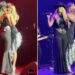 Lainey Wilson and Taylor Swift performing at Tight Ends & FriendsCredit: Skyler Caruso