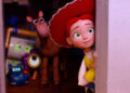 Shot of Toy Story character Jessie, voiced by Joan Cusack.