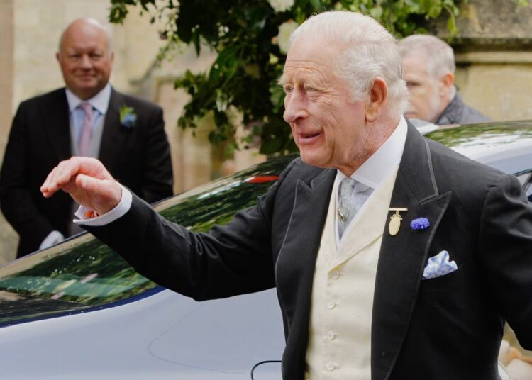 Royal family attends wedding of Peter Phillips and Harriet Sperling
