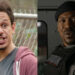 Eric Andre in Bad Trip, next to Eddie Murphy in The Pickup.