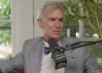 Bill Nye in an interview with the Jonas Brothers.