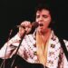 Elvis Presley singing at his final concert in 1972