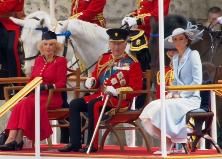 The Royal Family turns out in force for King's Birthday Parade