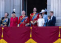 Senior members of the Royal Family at Trooping The Colour 2026 In London, UK
