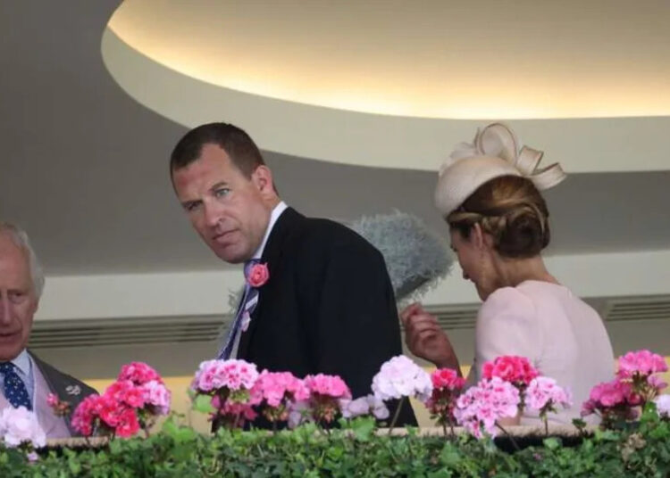 King Charles III, Peter Phillips, Queen Camilla and Harriet Sperling attend Royal Ascot in 2024. By: MEGA