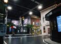 an exterior street movie set