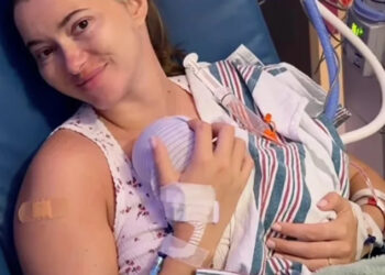 Madeleine White and baby girl Juliette