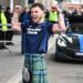 Craig Ferguson arrives during the Guinness Six Nations match at Scottish Gas Murrayfield Stadium.