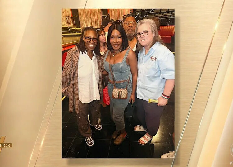 'The View' cohosts Rosie O'Donnell and Whoopi Goldberg reuniteCredit: ABC
