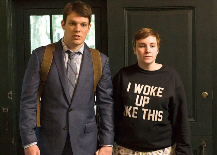 Lacy with Lena Dunham on 'Girls'Credit: HBO