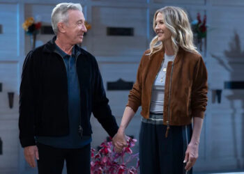 Tim Allen and Jenna Elfman in 'Shifting Gears'Credit: Disney/Raymond Liu