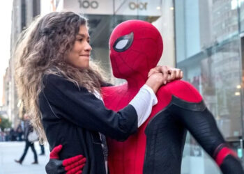 Mary Jane and Peter Parker in Spider-Man: Far From Home