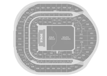 London Tottenham Hotspur Stadium map for Zach Bryan