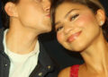 Tom Holland and Zendaya shared a sweet PDA picCredit: Zendaya/Instagram