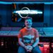 Patrick O'Luanaigh in the Atmospheric studio