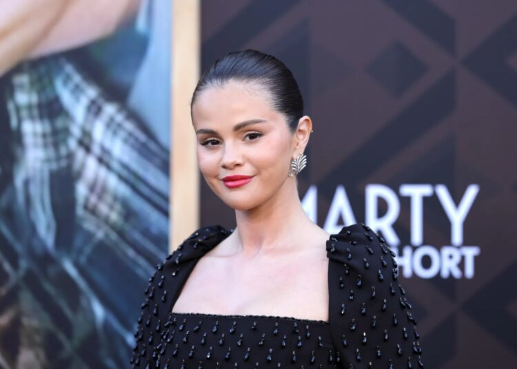 LOS ANGELES, CALIFORNIA - MAY 06: Selena Gomez attends the Los Angeles Premiere of Netflix's "Marty, Life Is Short" at The Egyptian Theatre Hollywood on May 06, 2026 in Los Angeles, California. (Photo by Brianna Bryson/FilmMagic)