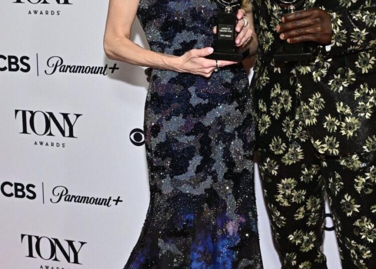 ‘Ragtime’ castmates Caissie Levy and Joshua Henry sparkle at the Tonys | Entertainment