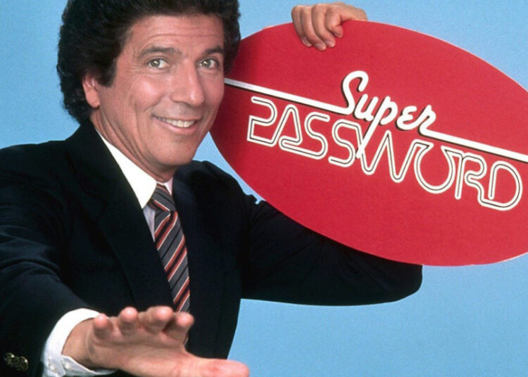 10 Forgotten TV Hosts of the 1980s - Bert Convy hosting Super Password