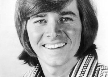 Black and white portrait of Bobby Sherman, circa 1970.