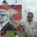 ‘THE GOAT’: Artist paints President Trump LIVE