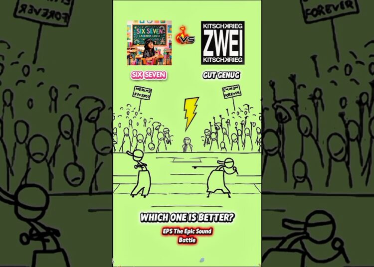 GUT GENUG VS SIX SEVEN (SONG BATTLE)#music #song #meme #battle #phonk #funk #fyp