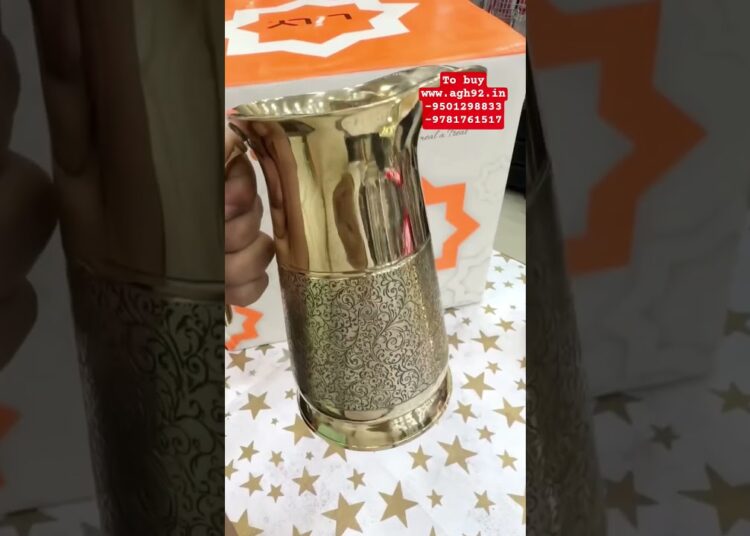 Royal Lily Pure Brass 57-Pcs Dinner Set Unboxing & Review | Best Wedding Gift Idea 👑