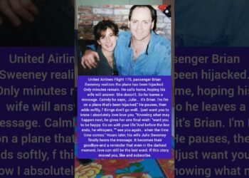 His Final Voicemail Before Flight 175 Crashed #brian #celebrity