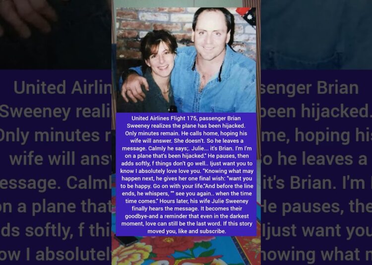 His Final Voicemail Before Flight 175 Crashed #brian #celebrity