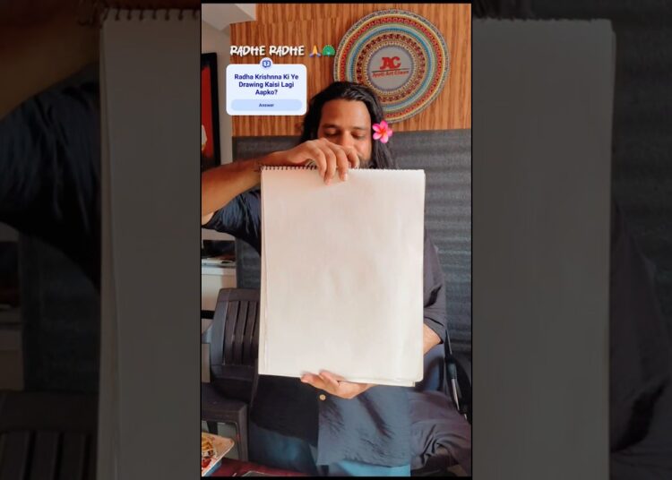 Prabhu Ka Naam Likh Dijiye 🙏🥺 #artshorts #drawing #radheradhe #art #artist #youtubeshorts
