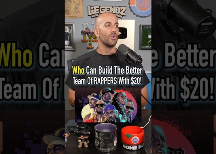 Who Can Build The Better Team Of Rappers With $20! #fyp #music #rap #drake #kanyewest