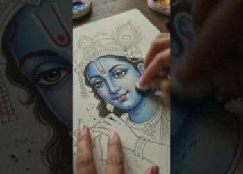 I Know You Will Ignore Lord krishna Art !! O!! A #art #krishna  #artist #artwork #shorts