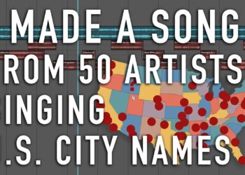 I made a song from 50 artists singing U.S. city names