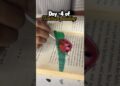 DAY 4 of notebook painting #shorts #ytshorts #art #artist